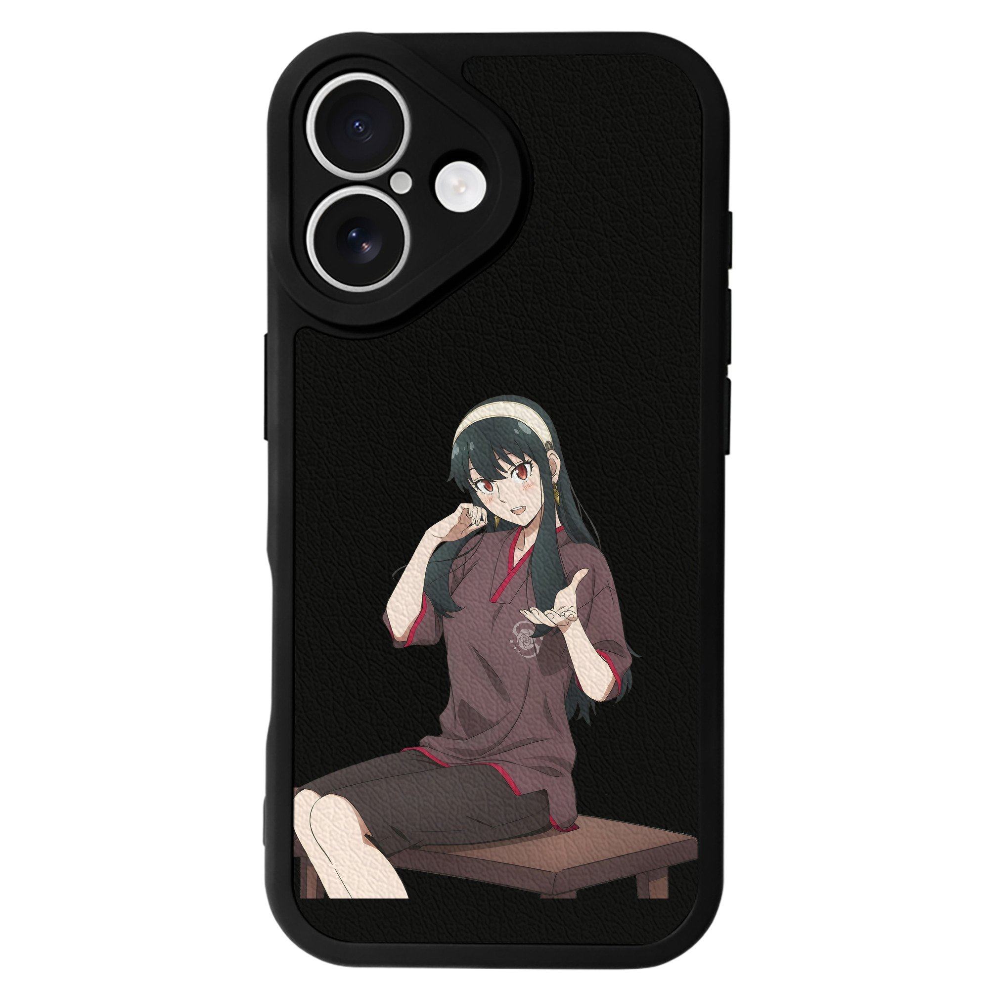 （画像用） SPY×FAMILY间谍家家酒 【iPhone 16シリーズ対応】シリコンスマホケース（レザー調） 材質：シリコン